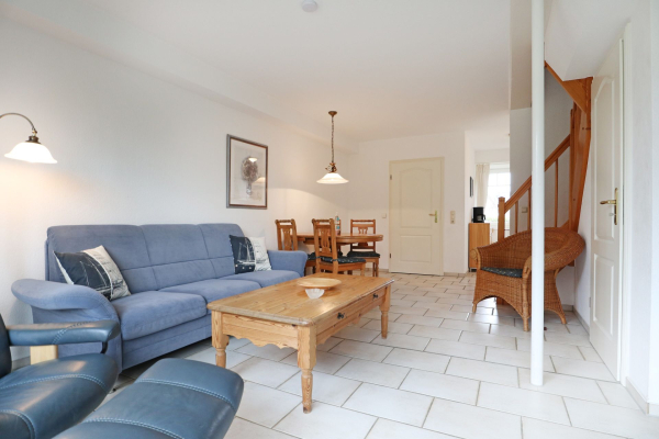 Haus Strandmuschel - Blick auf den offenen Wohn-/ Essbereich