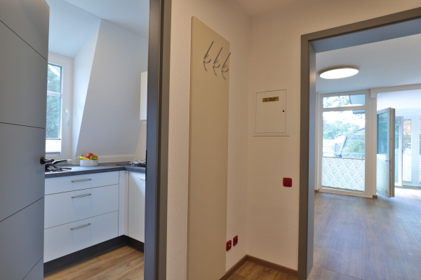 Waldfrieden Whg.6 - Blick vom Eingang in die Wohnung