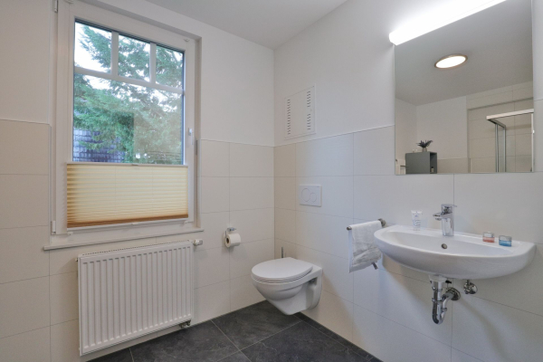 Waldfrieden Whg. 8 - Blick in das Tageslichtbad mit Dusche