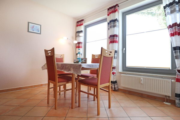 Hansehaus Whg.1 - Blick auf den offenen Essbereich
