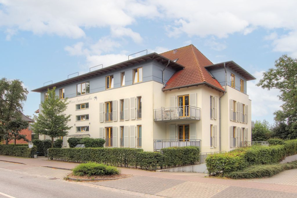 Seeschwalbe - Blick auf das Appartementhaus