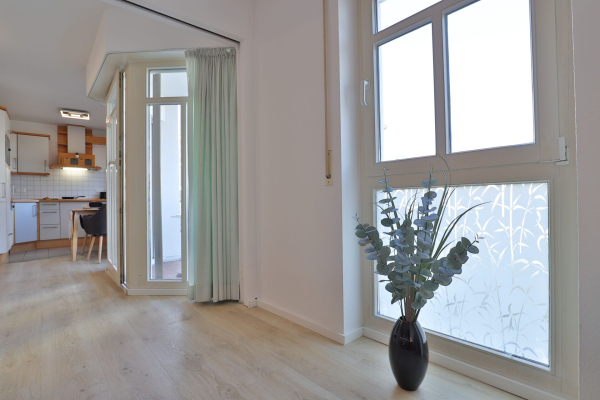 Haus am Meer, Whg.2 - Blick vom Schlafzimmer auf den Essbereich