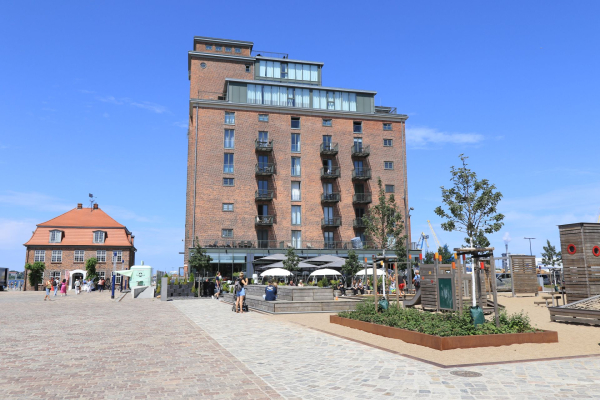 Ohlerich Speicher - Blick auf das wunderschöne Backsteingebäude
