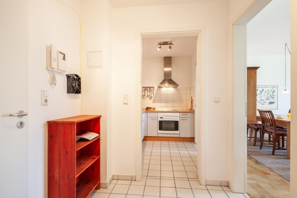 Seeschwalbe Whg.03 - Blick in den Flur vom Eingang