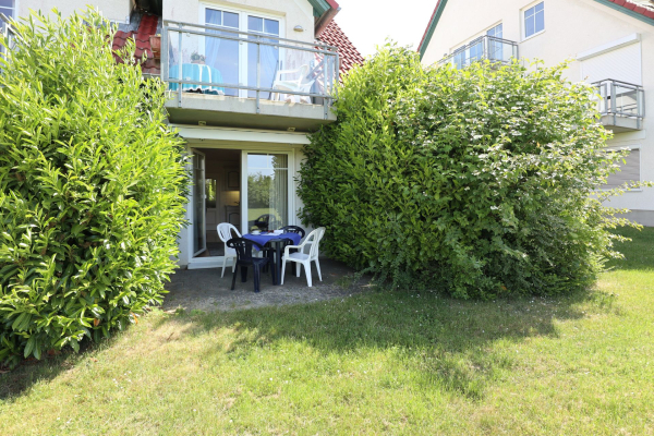 Barendorf Whg. Fritscher - Blick auf die kuschlige Terrasse
