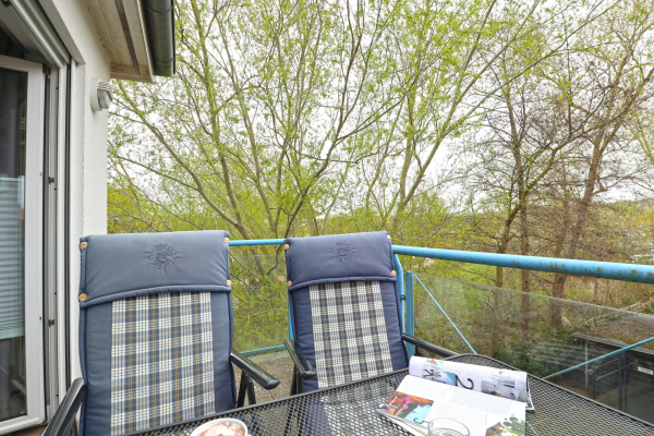 Residenz am Park App.13 - Blick auf den Balkon
