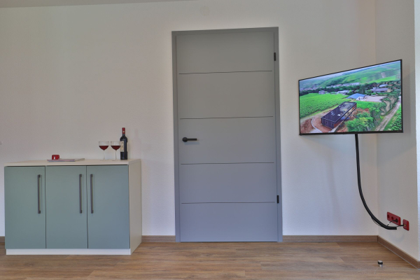 Waldfrieden Whg. 5 - Blick vom Sessel auf den TV