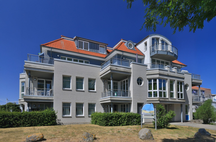 Dünenblick - Blick auf die Appartementanlage
