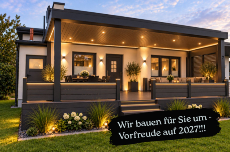 Mariannenweg 7 - Blick auf das Reihenhaus und die Renovierung