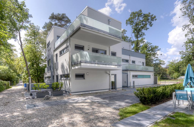 Strandvilla Gezeiten - Blick auf das Appartementhaus