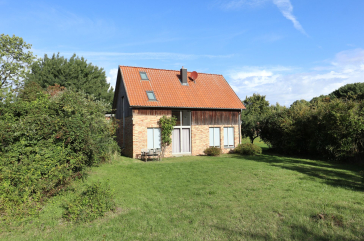 Schwanhaus - Blick auf das Ferienhaus von der Landseite