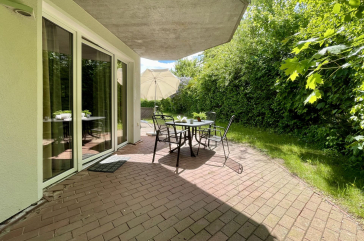 Waterkant 24 - Blick auf die schöne große Terrasse