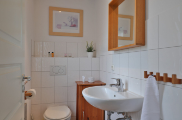 Sternschnuppe - Blick in das Gäste-WC im EG