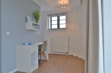Ohlerich Speicher App. 33 - Blick in das 2. Schlafzimmer mit Arbeitsplatz