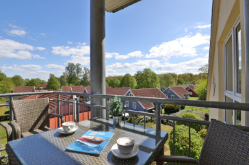 Godewind Whg.22 - Blick auf den Balkon und die Umgebung