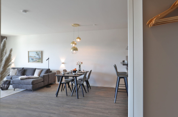Hafenspitze App. 35 - Blick vom Eingang in das Appartement