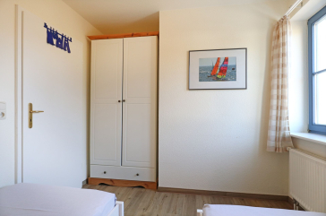 Papillon Whg. Nr. 11/8 - Blick in das Schlafzimmer auf der unterern Wohnebene