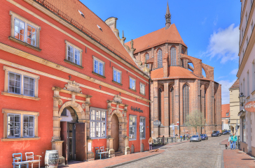 Hansestadt Wismar - Blick auf das Schabbelhaus
