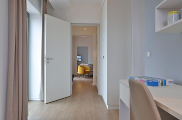 Ohlerich Speicher App. 33 - Blick in das 2. Schlafzimmer mit Arbeitsplatz