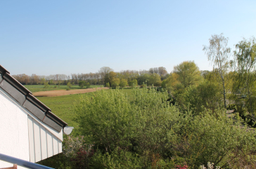 Haffblick Whg.14 - Blick vom Balkon auf die Haffwiesen
