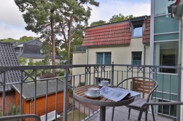Waldfrieden Whg. 8 - Blick auf den Balkon, Zugang vom Wohnbereich