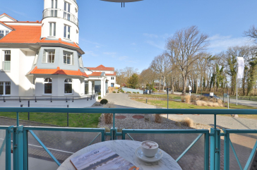 Haus am Meer, Whg.2 - Blick vom Balkon