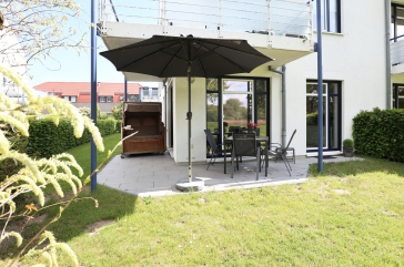 Haffblick Whg. Ha38 - Blick auf die schöne Terrasse