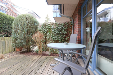 Papillon App.16/1 - Blick auf die Terrasse