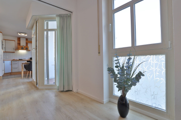 Haus am Meer, Whg.2 - Blick vom Schlafzimmer auf den Essbereich