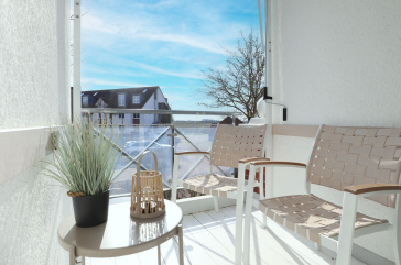 Sünnslag Whg. Sü4/108 - Blick auf den süßen kleinen Balkon
