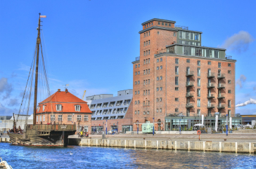 Ohlerich Speicher - Blick auf das wunderschöne Backsteingebäude
