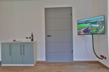 Waldfrieden Whg. 5 - Blick vom Sessel auf den TV