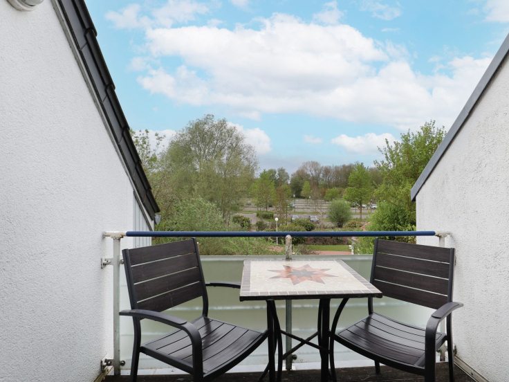 Haffblick Whg.14 - Blick auf den Balkon