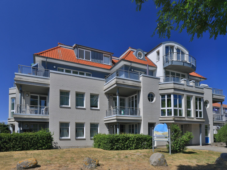 Dünenblick - Blick auf die Appartementanlage