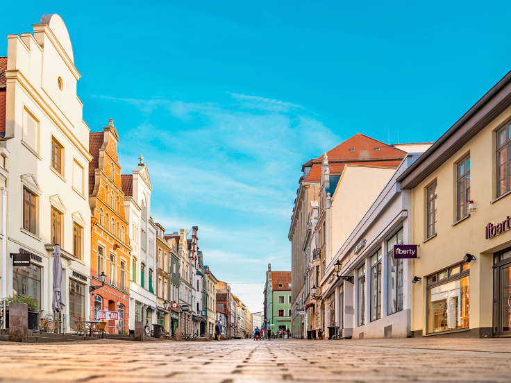 Hansestadt Wismar - Blick auf die Altstadt