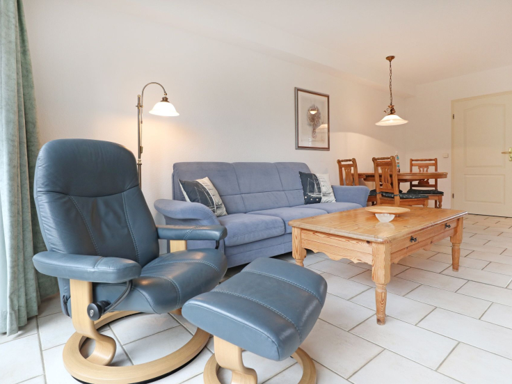 Haus Strandmuschel - Blick auf den offenen Wohn-/ Essbereich