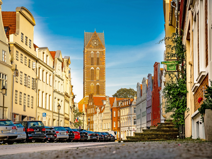 Hansestadt Wismar - Blick auf die Altstadt