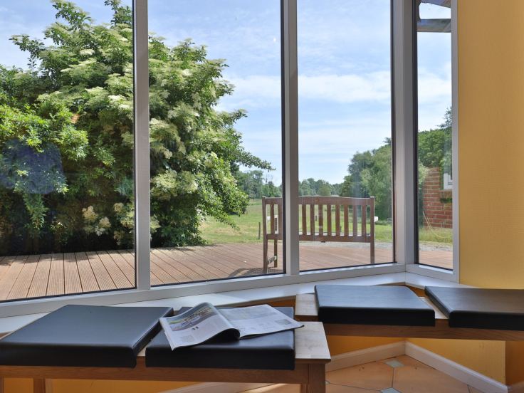 Landhaus Uhlenbusch - Blick auf den offenen Wohnbereich