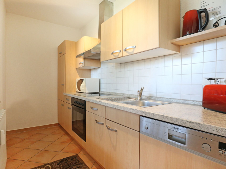 Hansehaus Whg.1 - Blick in die separate Küche