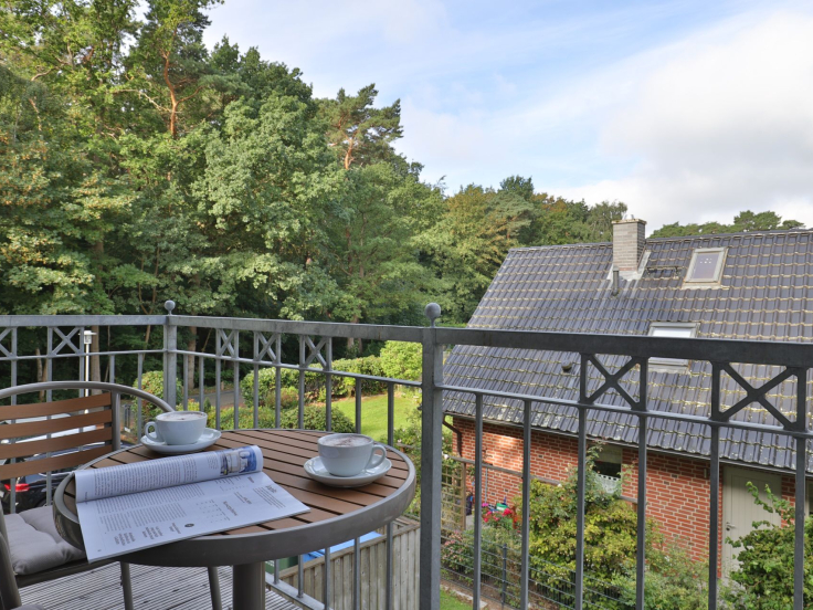 Waldfrieden Whg. 8 - Blick auf den Balkon, Zugang vom Wohnbereich