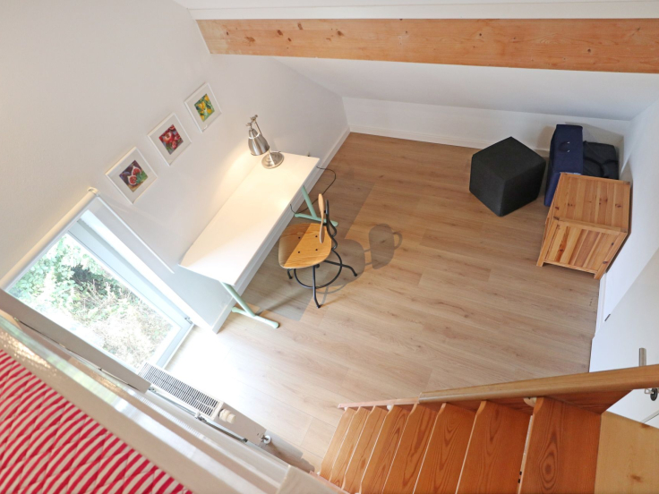 Schwanhaus - Blick von der Empore auf das Zimmer