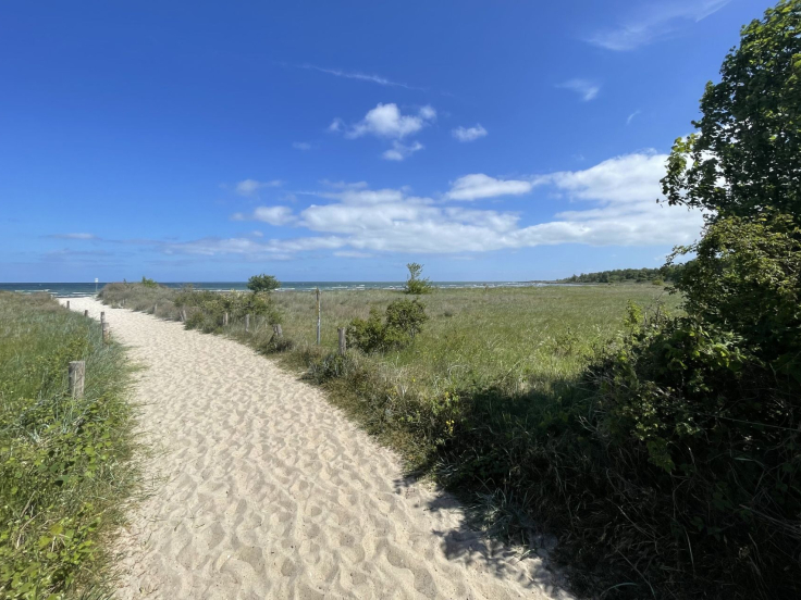 Ostseebad Boltenhagen - Blick auf den Hundestrand - Strandaufgang 22