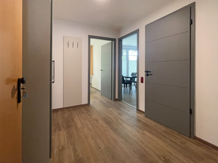 Waldfrieden Whg. 3 - Blick vom Eingang in die Wohung