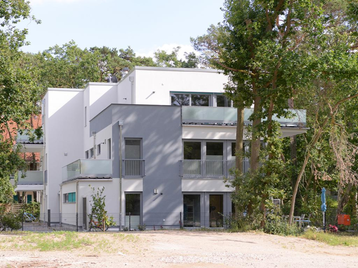 Strandvilla Gezeiten - Blick auf das Appartementhaus