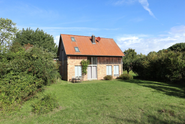 Schwanhaus - Blick auf das Ferienhaus von der Landseite