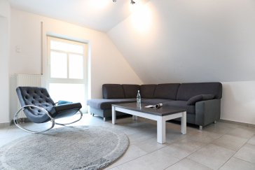 Haus am Meer App.7 - Blick auf den gemütlichen Wohnbereich
