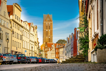 Hansestadt Wismar - Blick auf die Altstadt