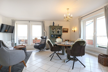 Goosbrink Whg. 30 - Blick auf den offenen Wohn-/ Essbereich
