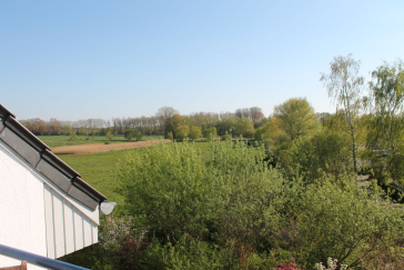 Haffblick Whg.14 - Blick vom Balkon auf die Haffwiesen