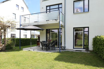Haffblick Whg. Ha38 - Blick auf die schöne Terrasse